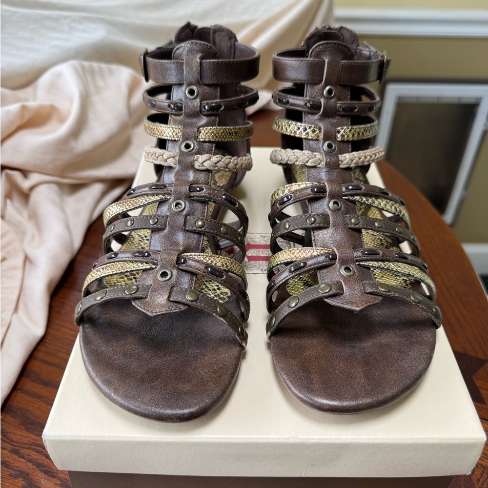 Brown Gladiator Sandals